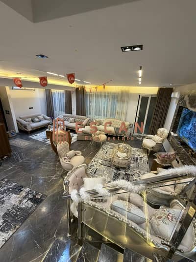 Villa for sale in Al Rehab City, Model A, fully finished to a high standard. Sale includes kitchen, air conditioning, curtains, and chandeliers.