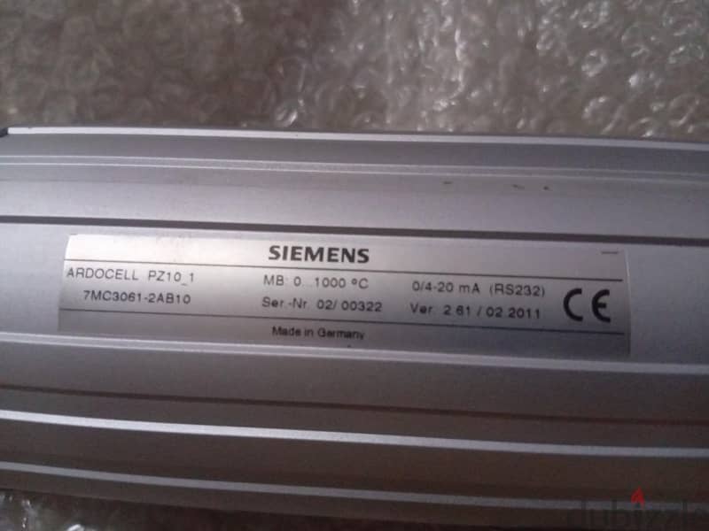 Siemens ARDOCELL PZ10 Pyrometer 7MC3061-2AB10 6