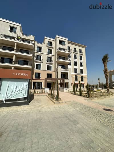 شقة مع جاردن للبيع متشطبة بالكامل بالتكييفات في الشيخ زايد في فيلدج ويست من دره بالتقسيط وتسهيلات في السداد