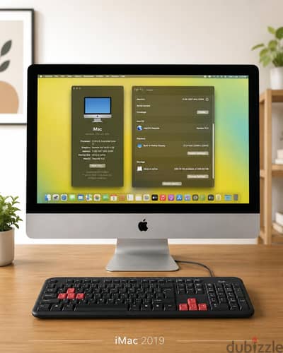 Apple iMac Retina 4K 21.5-inch — 2019  استعمال خفيف جدا وارد الإمارات