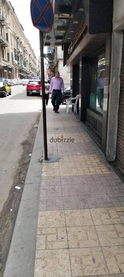لراغبى التميز - محل 140 متر - ( دورين ارضي+اول ) بموقع متميز بشارع رئيسي بالمنشيه مسجل ومرخص وكامل العدادات ويصلح لجميع الاغراض