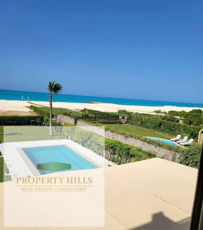 First-row ready chalet in Marina El Alamein finished furnished
