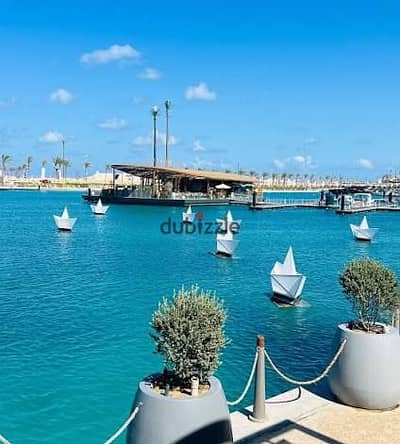 شاليه جاردن برايم لوكيشن على الفيلات بحري مفروش في مراسي الساحل الشمالي للبيع