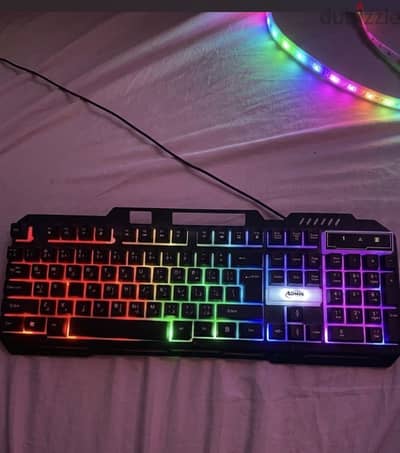 تجميعة جيمنج RGB (كيبورد + ماوس Grand) بحالة الزيرو - بسعر لقطة! 
