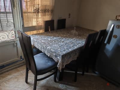 سفرة و6كراسي