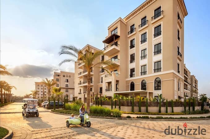 شقة 167 متر بدور متكرر في Village West - فيلدج ويست الشيخ زايد موقع مميز قريبة من النادي الاجتماعي والممشى التجاري