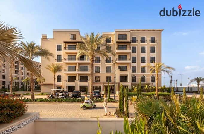 شقة 167 متر بدور متكرر في Village West - فيلدج ويست الشيخ زايد موقع مميز قريبة من النادي الاجتماعي والممشى التجاري