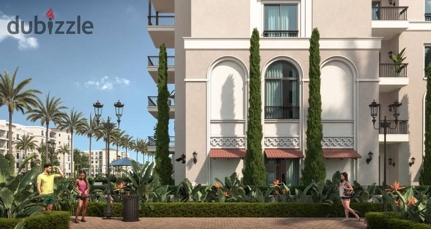 دوبلكس 203 متر دور ارضي بحديقه كبيره في Village West - فيلدج ويست الشيخ زايد المميز من تطوير مجموعة درة