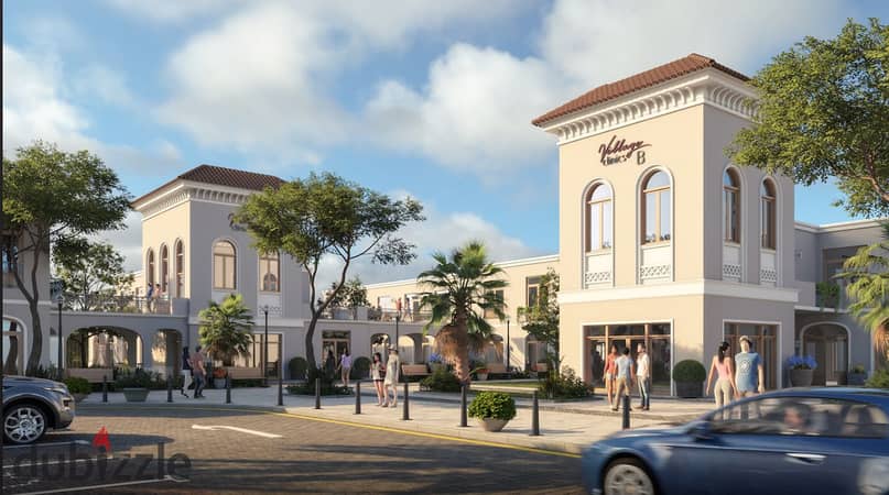 دوبلكس 203 متر دور ارضي بحديقه كبيره في Village West - فيلدج ويست الشيخ زايد المميز من تطوير مجموعة درة