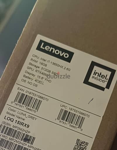 Lenovo LOQ 15IRX9 | i7-13650HX | RTX 4050 | 16GB | 512GB SSD