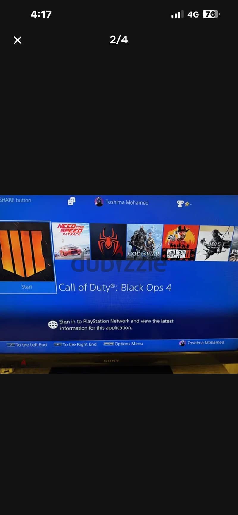 PS4 slim like new 1