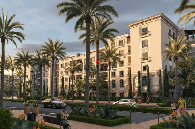 بنتهاوس 213 متر 4 غرف + غرفة مربية مع حمام خاص في Village West - فيلدج ويست كمبوند الشيخ زايد وسط 125 فدان مساحات خضراء