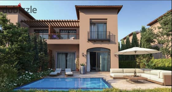 تاون هاوس ميدل 220 متر 4 غرف + غرفه مربيه في Village West - فيلدج ويست الشيخ زايد خلف رويال سيتي وكايرو جيت مباشرة