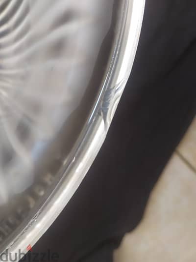 ابليك زجاجي مضلع شفاف Glass Lamp Shade