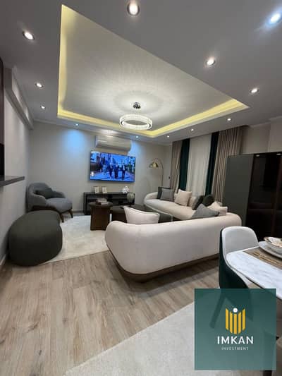 **Ready-to-Move Fully Furnished Apartment with Electrical Appliances for Sale** in **Amorada Compound, New Cairo**, ideally located near **Hyde Park**