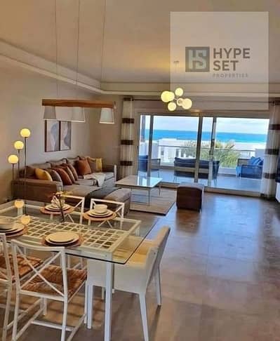 chalet fully finished 2 BEDROOM  FOR SALE IN salt RAS EL HEKMA next to seashell ras elhekma with 5 % down payment and installments up to 7 years