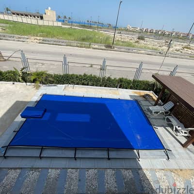 غطاء  حمام السباحه blue nile group  swimming pools cover