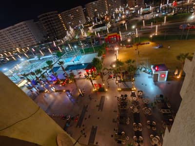 For sale, a hotel chalet in the North Coast of New Alamein, the most distinctive Porto Marina Golf Village.