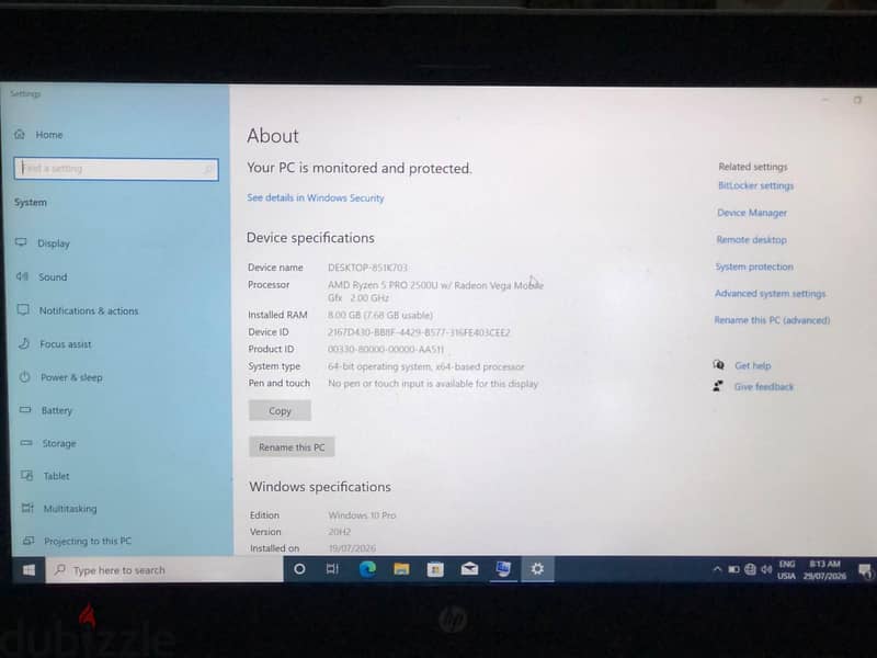 Hp probooke 6