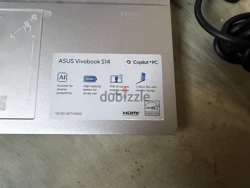 Asus vivobook S14.  Copilot+PC 2