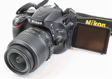 نيكون D5100 لينس 55-18 VR شتر 1K