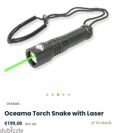 Dive Lamp Oceama Snake with Laser