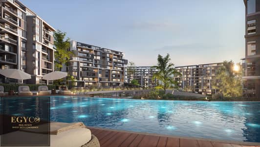 With a 40% discount for cash payments-book your apartment 160m now fully finished ultra-super-lux in the most prestigious area of ​​New Cairo near ser