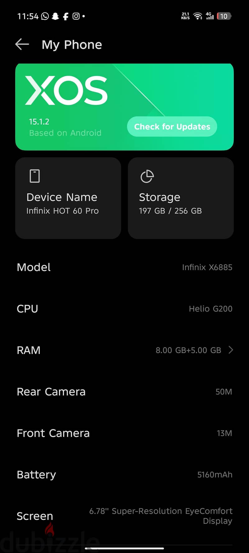 Infinix hot 60 pro 4