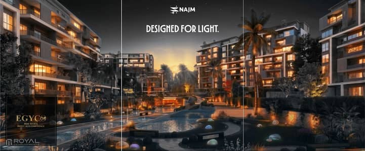 Own your apartment 115m² finished to an ultra-super-lux standard with the best view at the lowest price per meter in New Cairo and a 40% discount for