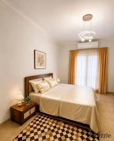150 m furnished air-conditioned Shatbi 3 rooms and reception 3 Q near the sea