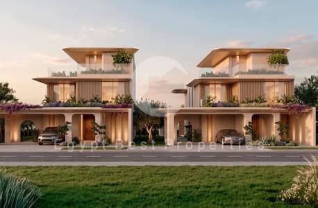 أقل سعر | شاليه 3 غرف علي اللاجون  للبيع في هاسيندا رأس الحكمة | تشطيب كامل | أنظمة سداد مرنة | مقدم 5% فقط