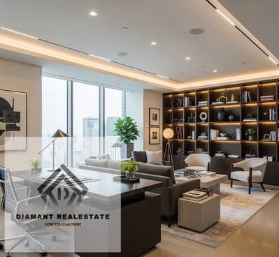 Office for sale currently rented for 50,000 per month, Suitable as an administrative headquarters for company, with direct view of Iconic Tower