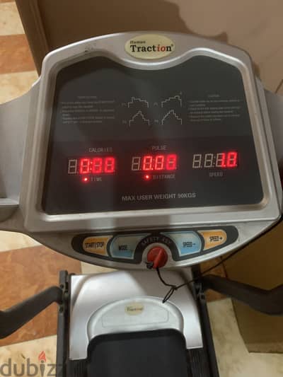 Human traction treadmill