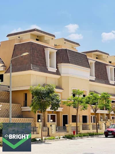 At the Lowest Offer Possible for a Corner Villa 260 sqm + 153 sqm Garden  3 Bedrooms + Nanny Room - In a Very Prime Location in Sarai