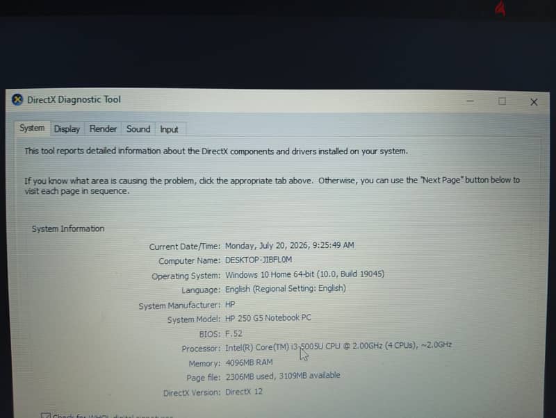 laptop HP 250 G5 Notebook 2