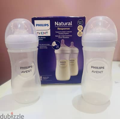 2. . feeding Bottles PHILIPS AVENT Natural Response 330ml