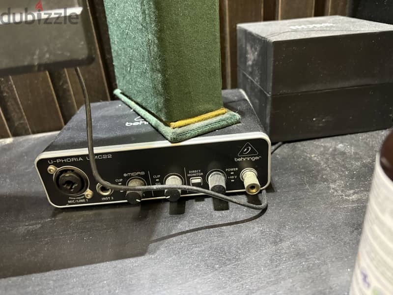 M audio 3.5 inch + UMC 22 2