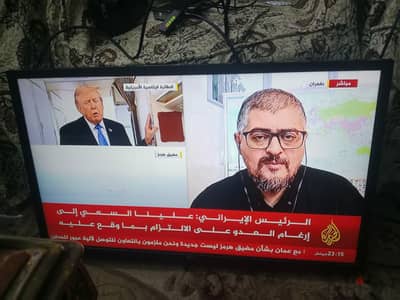 شاشة الجى  32 برسيفر داخلى بالريموت والكابل الخاص بيها