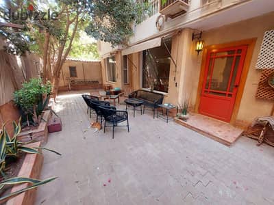 Furnished studio for rent in Sarayat Al-Maadi, ground floor, private entrance