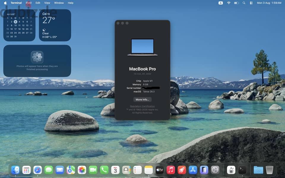 MacBook Pro 13" M1 (2020) | 256GB 1