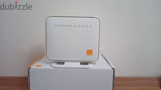 راوتر أورانج Orange Home ADSL والأدابتر الأصلي والعلبة