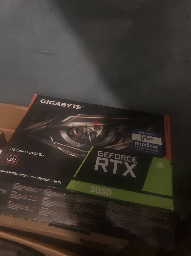 RTX 3050 low profile 6GB 1