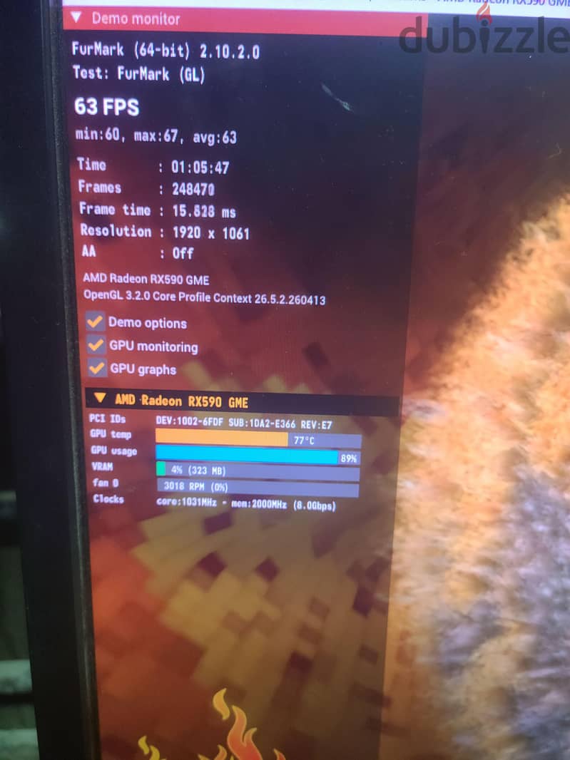 RX 590 sapphire nitro+ 4