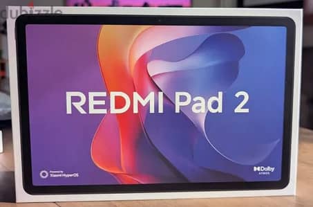 Redmi pad 2  4g 4/128 جديد  بشريحة