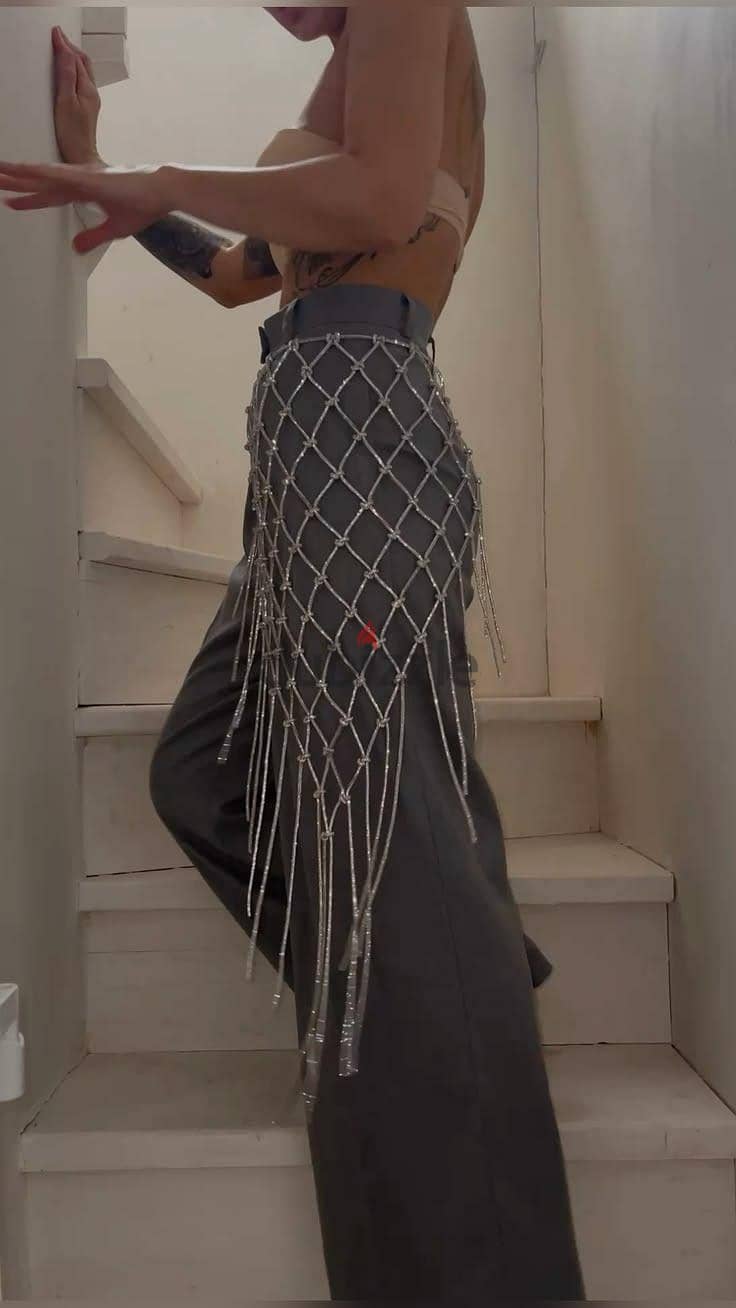 macrame skirt and belts 1