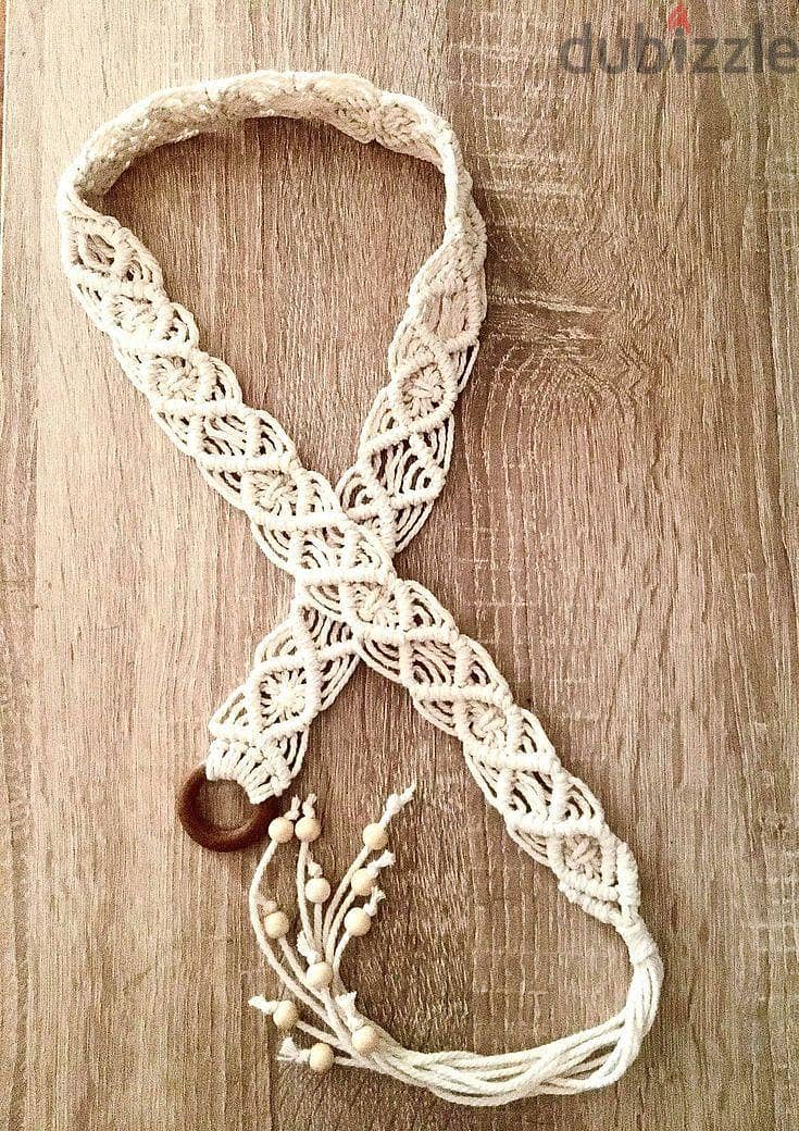 macrame skirt and belts 3