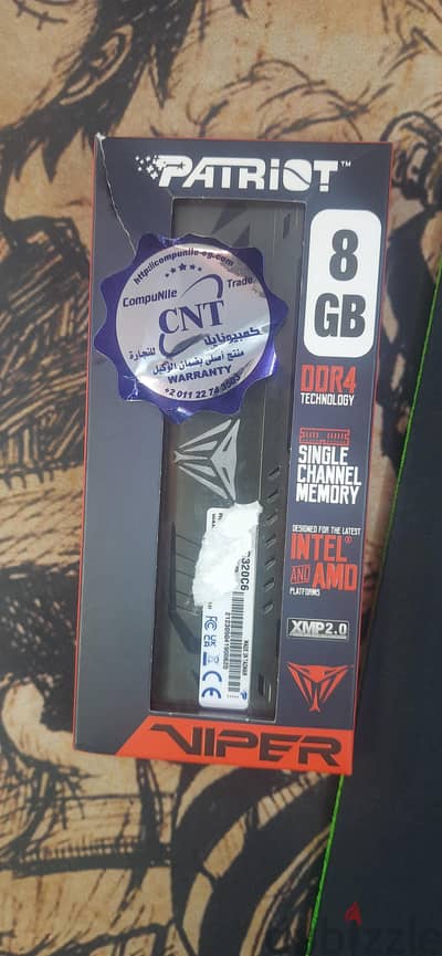 patriot viper steel 8gb 3200mhz