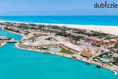 شاليه للبيع 53م مباني +46م حديقة  الساحل الشمالي - مارينا 5 لسان الوزراء