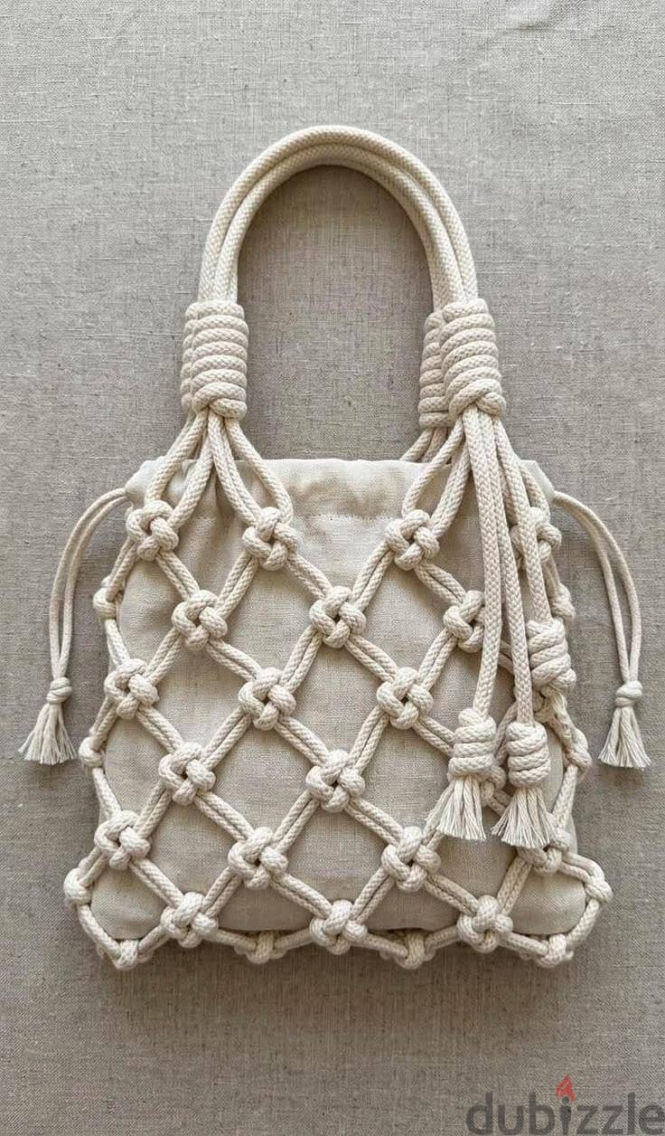 boho macrame tote bag 1