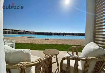 Direct Lagoon Front Fully Finished Cabin with Air Conditioning for Sale in Silver Sands, Sidi Heneish
